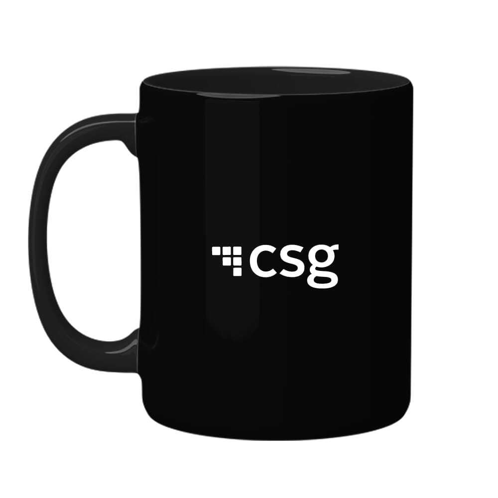 Ceramic Mug- Black- 350ML